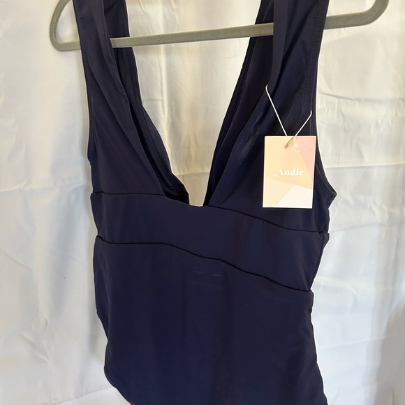 NEW Andie Swimwear - Mykonos 1 Pc - Size XL in Navy - Picture 7 of 10